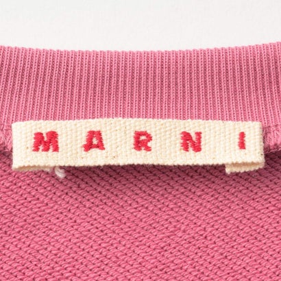マルニ MARNI スウェット キッズ CROPPED CREW-NECK SWEATSHIRT WITH LOGO M01878 M00V0 （ピンク(0M352)）｜詳細画像