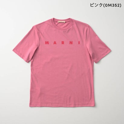 マルニ MARNI Tシャツ キッズ T-SHIRT WITH LOGO M01601 M00RF （ピンク(0M352)）｜詳細画像