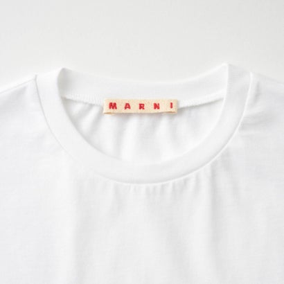 マルニ MARNI Tシャツ キッズ T-SHIRT WITH LOGO M01601 M00RF （ホワイト(0M100)）｜詳細画像