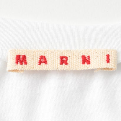 マルニ MARNI Tシャツ キッズ T-SHIRT WITH LOGO M01601 M00RF （ホワイト(0M100)）｜詳細画像