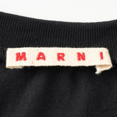 マルニ MARNI Tシャツ キッズ T-SHIRT WITH LOGO M01601 M00RF （ブラック(0M900)）｜詳細画像
