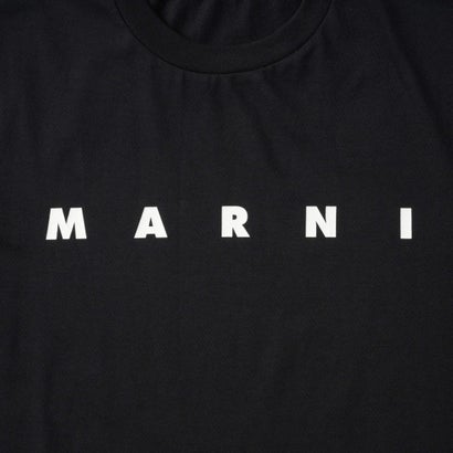マルニ MARNI Tシャツ キッズ T-SHIRT WITH LOGO M01601 M00RF （ブラック(0M900)）｜詳細画像