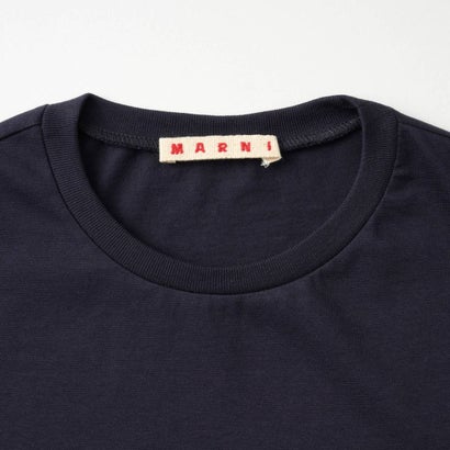 マルニ MARNI Tシャツ キッズ T-SHIRT WITH LOGO M01601 M00RF （ネイビー(0M862)）｜詳細画像