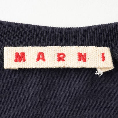 マルニ MARNI Tシャツ キッズ T-SHIRT WITH LOGO M01601 M00RF （ネイビー(0M862)）｜詳細画像