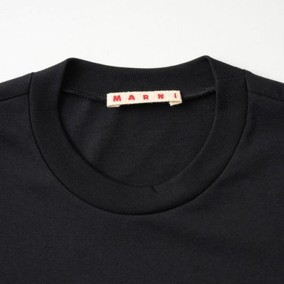 マルニ MARNI Tシャツ キッズ LONG-SLEEVED T-SHIRT WITH BOLD MARNI LOGO M01603 M00RF （ブラック(0M900)）｜詳細画像