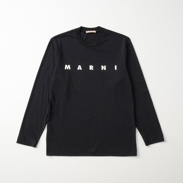 Tシャツ キッズ LONG-SLEEVED T-SHIRT WITH BOLD LOGO M01603 M00RF （ブラック(0M900)）