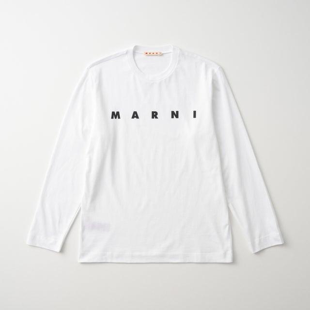Tシャツ キッズ LONG-SLEEVED T-SHIRT WITH BOLD LOGO M01603 M00RF （ホワイト(0M100)）