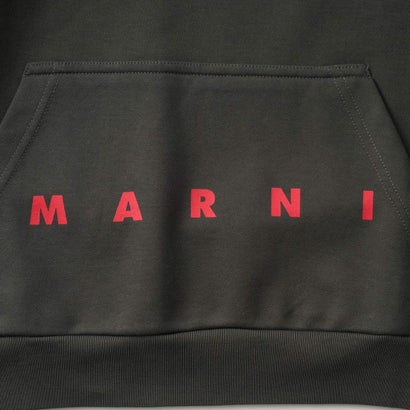 マルニ MARNI パーカー キッズ SWEATSHIRT WITH LOGO M01883 M00V0 （チャコールグレー(0M924)）｜詳細画像