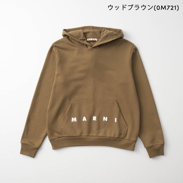 パーカー キッズ SWEATSHIRT WITH LOGO M01883 M00V0 （ウッドブラウン(0M721)）