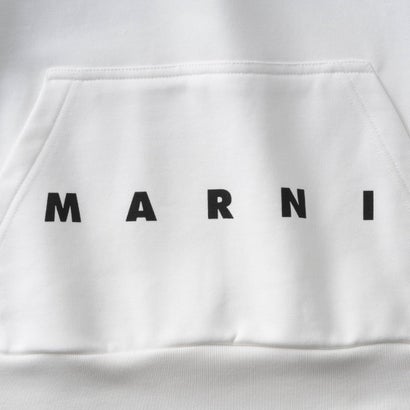 マルニ MARNI パーカー キッズ SWEATSHIRT WITH LOGO M01883 M00V0 （ホワイト(0M100)）｜詳細画像