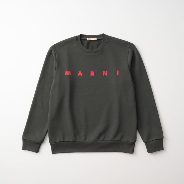 スウェット キッズ SWEATSHIRT WITH BOLD LOGO M01612 M00V0 （チャコールグレー(0M924)）