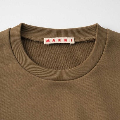 マルニ MARNI スウェット キッズ SWEATSHIRT WITH BOLD MARNI LOGO M01612 M00V0 （ウッドブラウン(0M721)）｜詳細画像