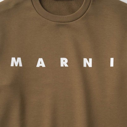 マルニ MARNI スウェット キッズ SWEATSHIRT WITH BOLD MARNI LOGO M01612 M00V0 （ウッドブラウン(0M721)）｜詳細画像