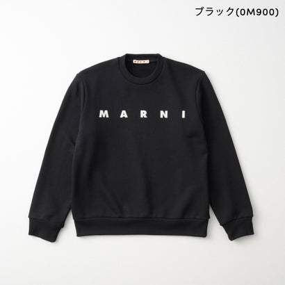 マルニ MARNI スウェット キッズ SWEATSHIRT WITH BOLD MARNI LOGO M01612 M00V0 （ブラック(0M900)）｜詳細画像