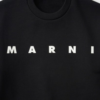 マルニ MARNI スウェット キッズ SWEATSHIRT WITH BOLD MARNI LOGO M01612 M00V0 （ブラック(0M900)）｜詳細画像