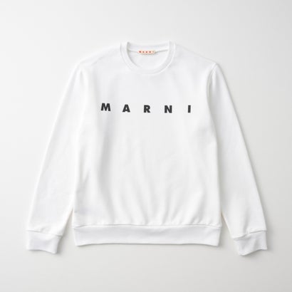 マルニ MARNI スウェット キッズ SWEATSHIRT WITH BOLD MARNI LOGO M01612 M00V0 （ホワイト(0M100)）｜詳細画像