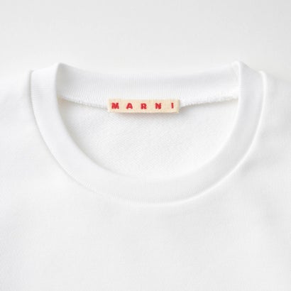マルニ MARNI スウェット キッズ SWEATSHIRT WITH BOLD MARNI LOGO M01612 M00V0 （ホワイト(0M100)）｜詳細画像