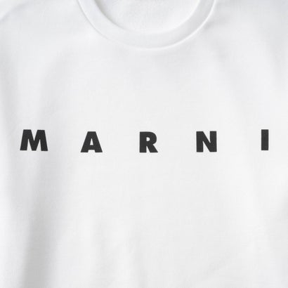 マルニ MARNI スウェット キッズ SWEATSHIRT WITH BOLD MARNI LOGO M01612 M00V0 （ホワイト(0M100)）｜詳細画像