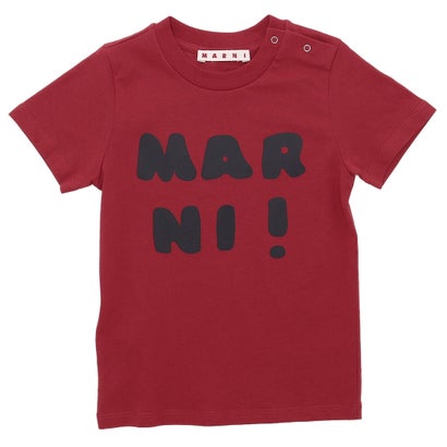 マルニ MARNI Tシャツ カットソー ベビー ロゴ レッド キッズ MARNI M00916M00HZMT65B 0M400 （RED）｜詳細画像
