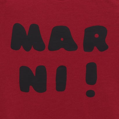 マルニ MARNI Tシャツ カットソー ベビー ロゴ レッド キッズ MARNI M00916M00HZMT65B 0M400 （RED）｜詳細画像