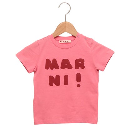 マルニ MARNI Tシャツ カットソー ベビー ロゴ ピンク キッズ MARNI M00916M00HZMT65B 0M338 （PINK）｜詳細画像