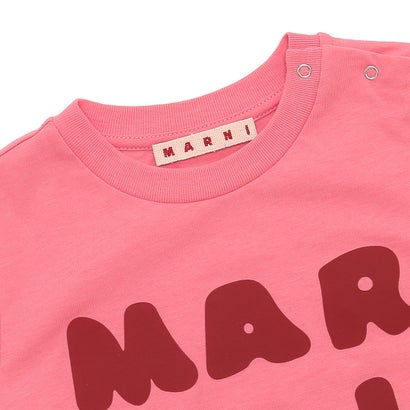 マルニ MARNI Tシャツ カットソー ベビー ロゴ ピンク キッズ MARNI M00916M00HZMT65B 0M338 （PINK）｜詳細画像