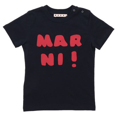 マルニ MARNI Tシャツ カットソー ベビー ロゴ ネイビー キッズ MARNI M00916M00HZMT65B 0M803 （NAVY）｜詳細画像