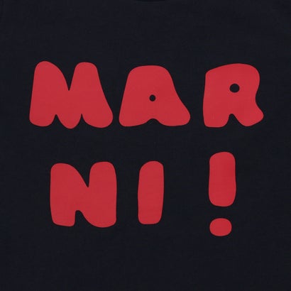マルニ MARNI Tシャツ カットソー ベビー ロゴ ネイビー キッズ MARNI M00916M00HZMT65B 0M803 （NAVY）｜詳細画像