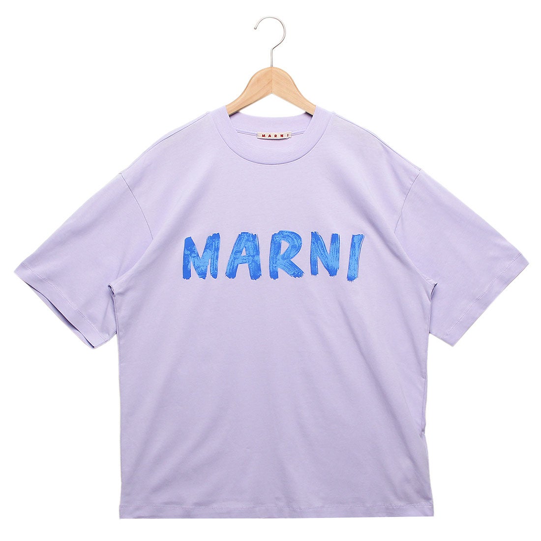 マルニ MARNI Tシャツ カットソー ロゴ パープル レディース MARNI