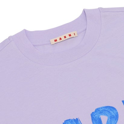 マルニ MARNI Tシャツ カットソー ロゴ パープル レディース MARNI THJET49EPH USCS11 LOC42 （THISTLE）｜詳細画像