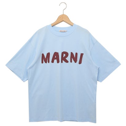 マルニ MARNI Tシャツ カットソー ブルー レディース MARNI THJET49EPH USCS11 LOB18 （MINERAL ICE）｜詳細画像
