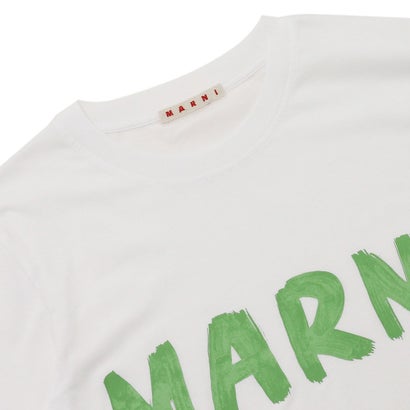 マルニ MARNI Tシャツ カットソー オーガニックコットン ホワイト レディース MARNI THJE0294P1 USCS11 L3W01 （LILY WHITE）｜詳細画像