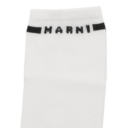 マルニ MARNI ソックス 靴下 ホワイト レディース MARNI SKMC0177Q0 UFN223 00W03 （STONE WHITE）｜詳細画像