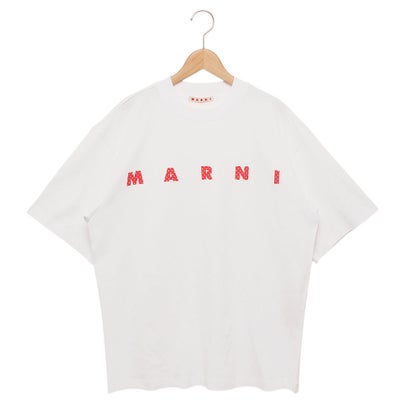 マルニ MARNI Tシャツ カットソー ホワイト レディース MARNI THJET49P01 USCV77 PDW01 （LILY WHITE）｜詳細画像
