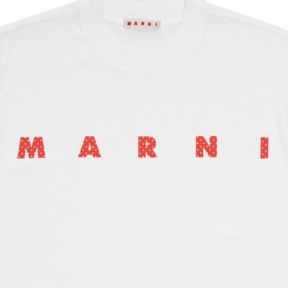 マルニ MARNI Tシャツ カットソー ホワイト レディース MARNI THJET49P01 USCV77 PDW01 （LILY WHITE）｜詳細画像