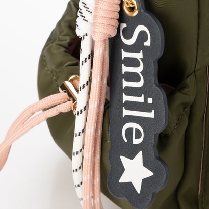 メゾンヴェール maison vert 【撥水】チャーム付き2WAYショルダーバッグ （ライトピンク）｜詳細画像