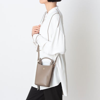 メゾンヴェール maison vert 【撥水】スマホショルダー付き2WAYトートバッグ （ベージュ）｜詳細画像