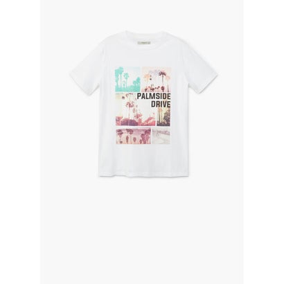 Tシャツ .-- PALMSIDE-H （ホワイト）｜詳細画像