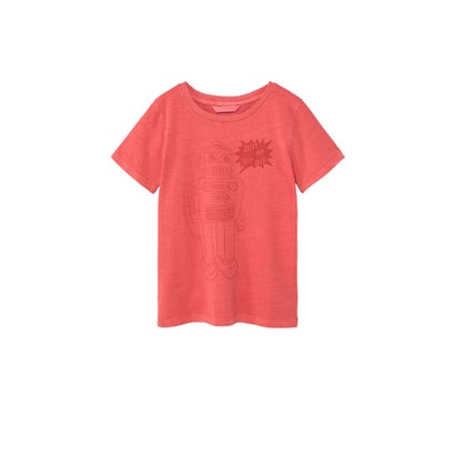 Tシャツ .-- ROBOT （ブライトレッド）｜詳細画像