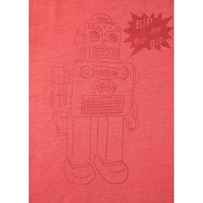 Tシャツ .-- ROBOT （ブライトレッド）｜詳細画像