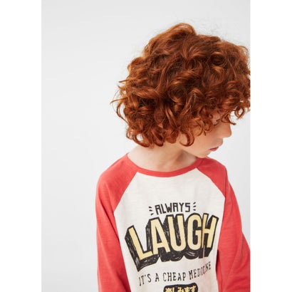Tシャツ .-- LAUGH （ナチュラルホワイト）｜詳細画像