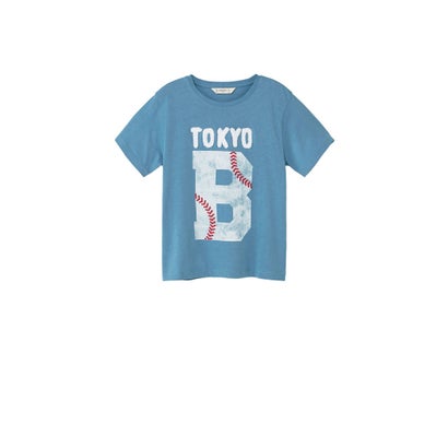 Tシャツ .-- TOKIO （ミディアムブルー）｜詳細画像