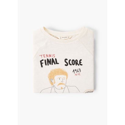 Tシャツ .-- TENNIS （ナチュラルホワイト）｜詳細画像