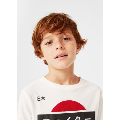 Tシャツ .-- BANDI （ナチュラルホワイト）｜詳細画像