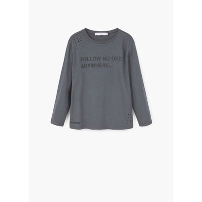 Tシャツ .-- GOAL （チャコール）｜詳細画像