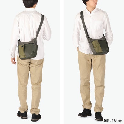 ショルダーバッグ メンズ レディース 斜めがけ ブランド かっこいい 軽量 軽い 大人 防水 撥水 ショルダー シンプル おしゃれ カジュアル 肩掛け A5 5L ELBERT EQPK-03 （Khaki）｜詳細画像