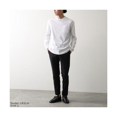 MACKAGE Tシャツ TREY トレイ 長袖 カットソー ロゴT （White/ホワイト）｜詳細画像