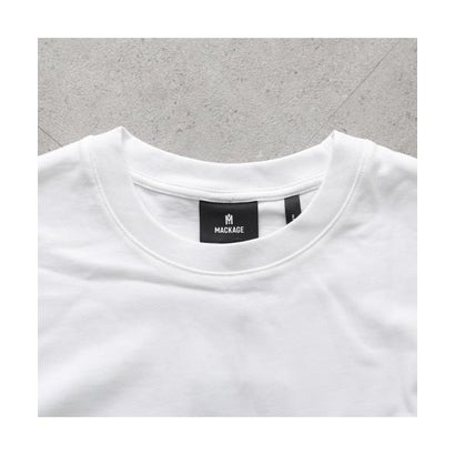 MACKAGE Tシャツ TEE-RZ TEE-R 半袖 カットソー （R/WHITE/ホワイト）｜詳細画像