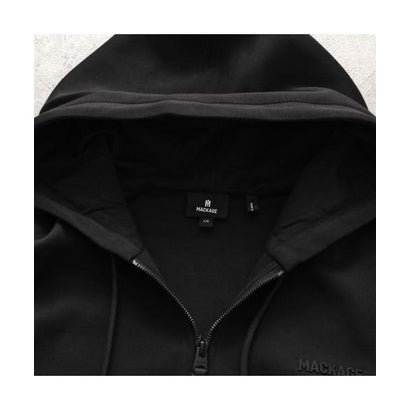 MACKAGE パーカー KRYSTOS-Z クライストス ジップアップ （BLACK/ブラック）｜詳細画像