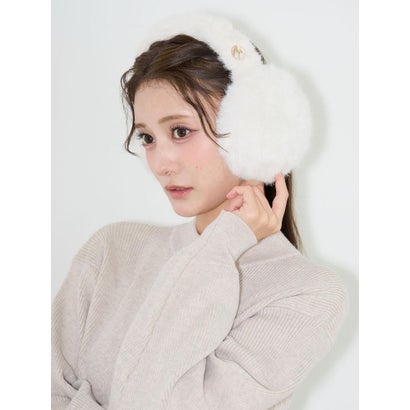 マジェスティックレゴン MAJESTIC LEGON ふわもふイヤーマフ （アイボリー）｜詳細画像